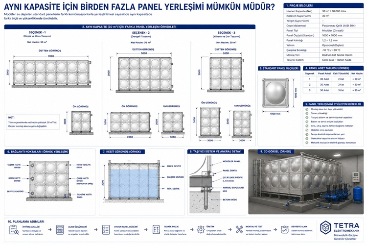 Aynı Kapasite İçin Birden Fazla Panel Yerleşimi Mümkün Müdür?