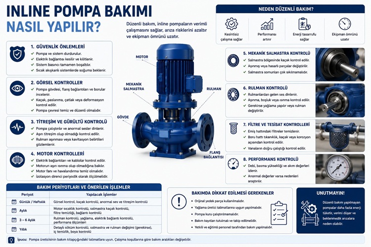 Inline Pompa Bakımı Nasıl Yapılır?