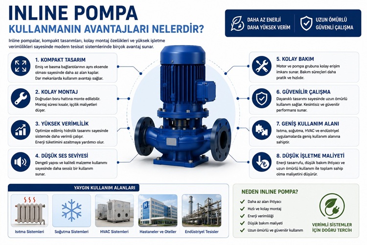 Inline Pompa Kullanmanın Avantajları Nelerdir?