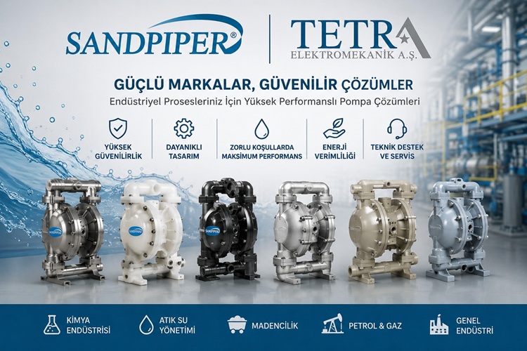 SANDPIPER Pompa Sistemleri | AODD Havalı Diyaframlı Pompa Çözümleri