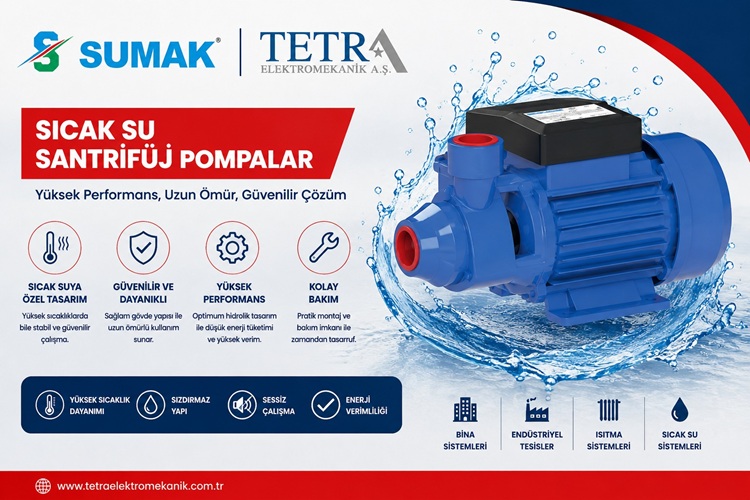 SUMAK SM5-S SM10-S ve SMT5-S SMT10-S Paslanmaz Kademeli Pompalar