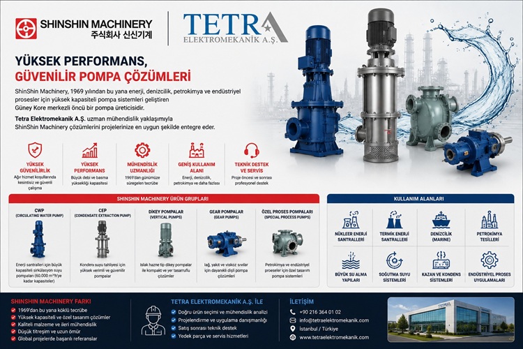 ShinShin Machinery Pompa Sistemleri | Tetra Elektromekanik