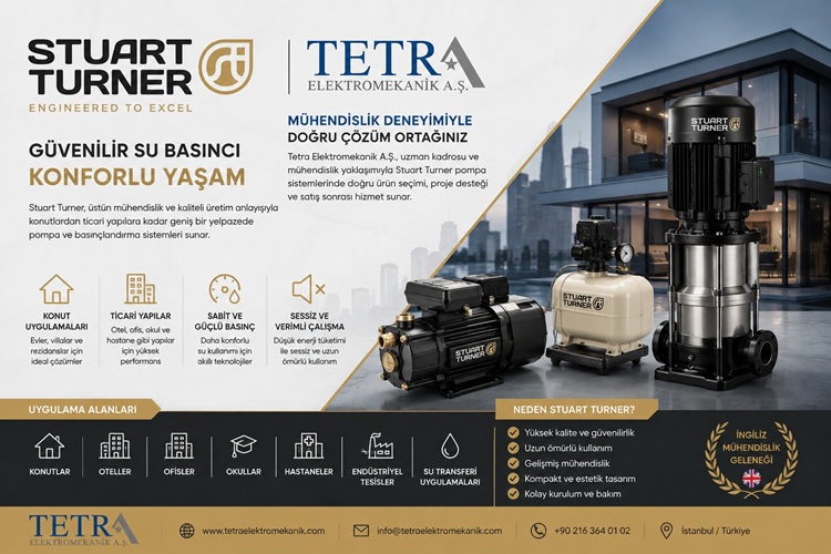 Stuart Turner Pompa Sistemleri | Tetra Elektromekanik