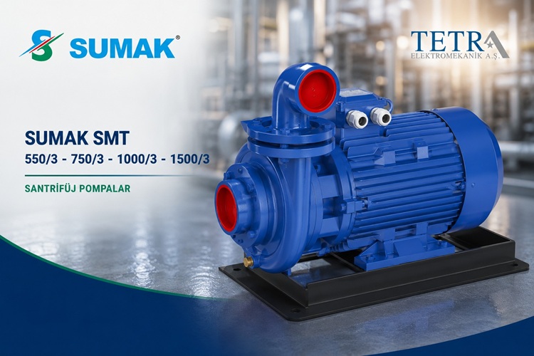 Sumak SMT550/3-SMT750/3-SMT1000/3-SMT1500/3 Santrifüj Pompalar