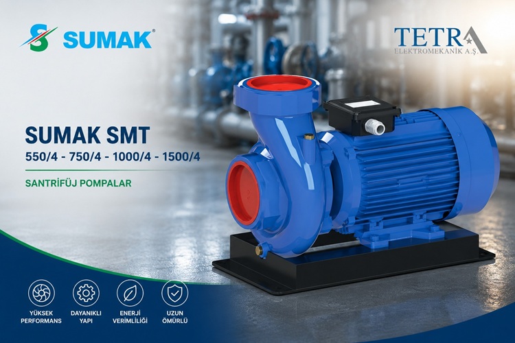 Sumak SMT550/4-SMT750/4-SMT1000/4-SMT1500/4 Santrifüj Pompalar