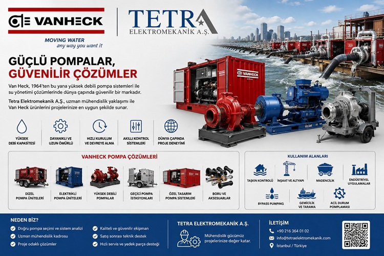 Van Heck Pompa Sistemleri ve Su Yönetimi Çözümleri | Tetra Elektromekanik