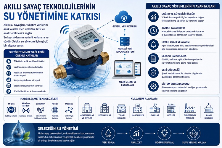 Akıllı Sayaç Teknolojilerinin Su Yönetimine Katkısı
