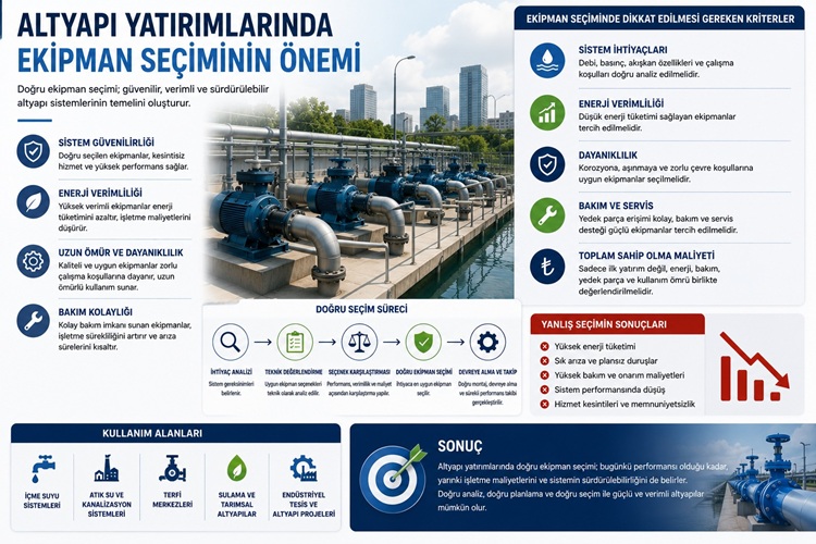 Altyapı Yatırımlarında Ekipman Seçiminin Önemi