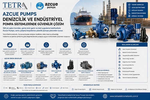 Azcue Pumps | Tetra Elektromekanik Denizcilik ve Endüstriyel Pompa Çözümleri