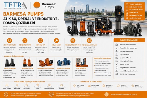 Barmesa Pumps | Atık Su ve Endüstriyel Pompa Sistemleri | Tetra