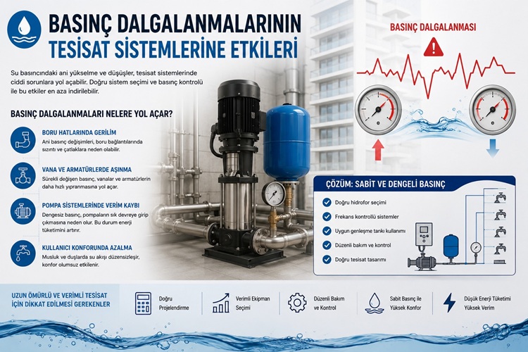 Basınç Dalgalanmalarının Tesisat Sistemlerine Etkileri