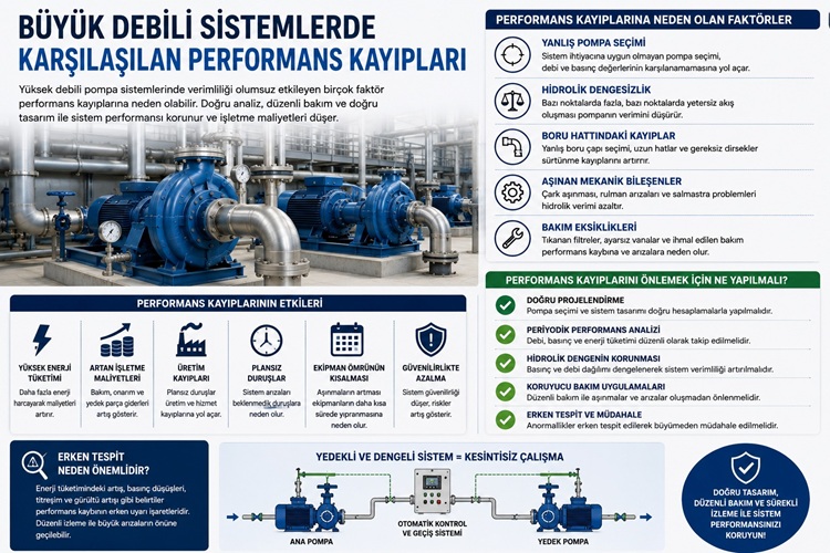 Büyük Debili Sistemlerde Karşılaşılan Performans Kayıpları