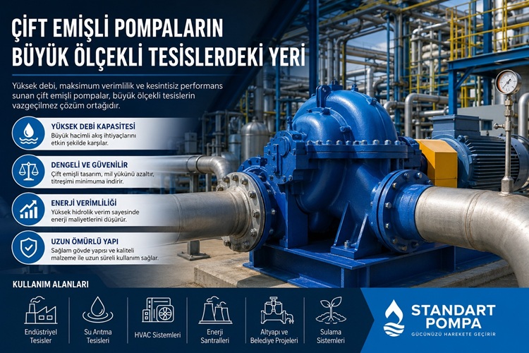 Çift Emişli Pompaların Büyük Ölçekli Tesislerdeki Yeri
