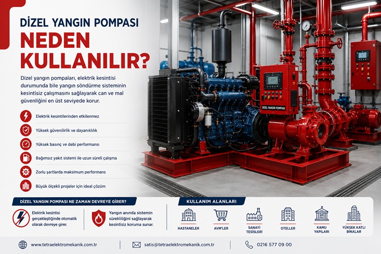 Dizel Yangın Pompası Neden Kullanılır?