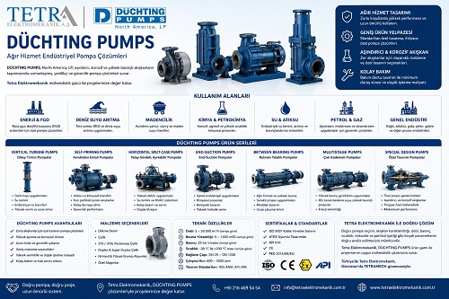 DÜCHTING Pumpen Endüstriyel Pompa Sistemleri | Tetra Elektromekanik