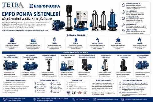 Empo Pompa Sistemleri ve Hidrofor Çözümleri | Tetra Elektromekanik