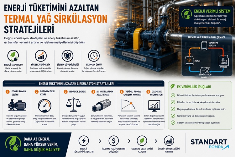 Enerji Tüketimini Azaltan Termal Yağ Sirkülasyon Stratejileri