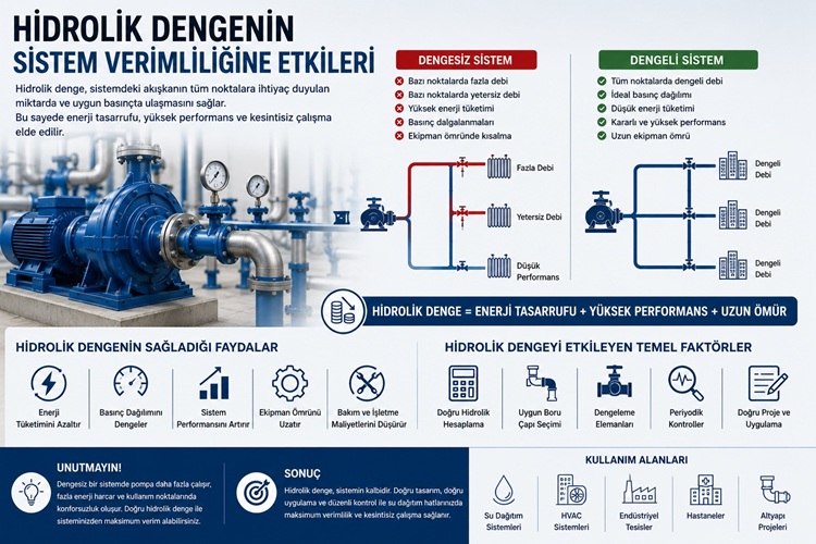 Hidrolik Dengenin Sistem Verimliliğine Etkileri