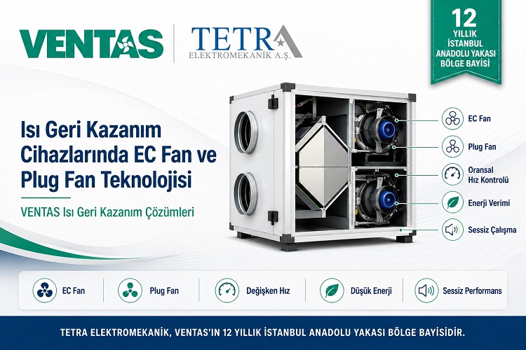 Isı Geri Kazanım Cihazlarında EC Fan ve Plug Fan Teknolojisi