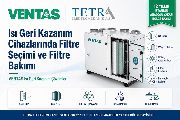 Isı Geri Kazanım Cihazlarında Filtre Seçimi ve Filtre Bakımı