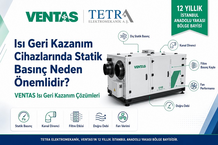 Isı Geri Kazanım Cihazlarında Statik Basınç Neden Önemlidir?