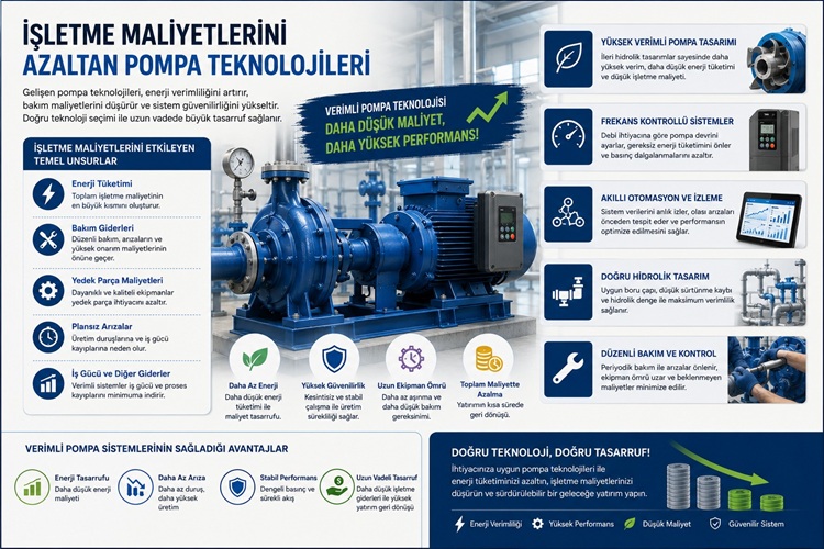İşletme Maliyetlerini Azaltan Pompa Teknolojileri
