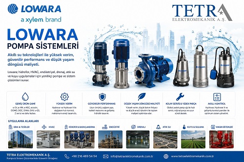Lowara Pompa | e-SV, e-HM, e-NSC, ecocirc ve Dalgıç Pompa Sistemleri | Tetra