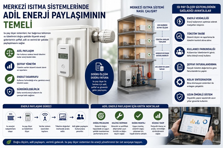 Merkezi Isıtma Sistemlerinde Adil Enerji Paylaşımının Temeli