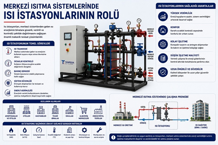 Merkezi Isıtma Sistemlerinde Isı İstasyonlarının Rolü