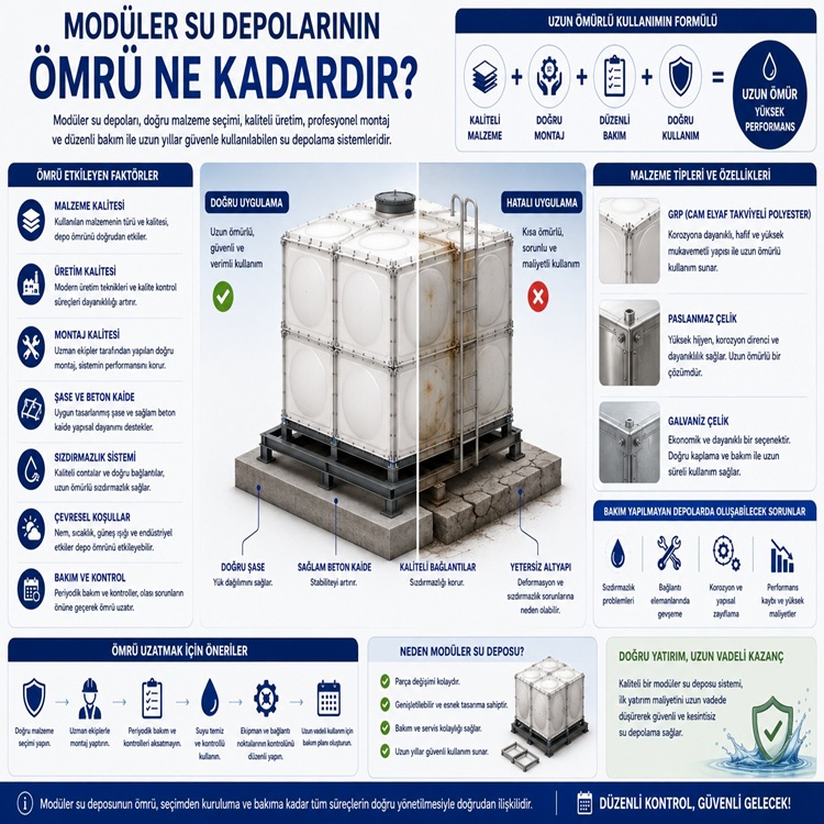 Modüler Su Depolarının Ömrü Ne Kadardır?