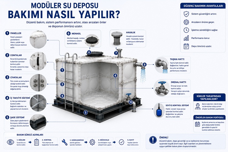 Modüler Su Deposu Bakımı Nasıl Yapılır?