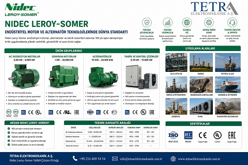 Nidec Industrial Solutions | Motor, Sürücü ve Pompa Tahrik Sistemleri | Tetra