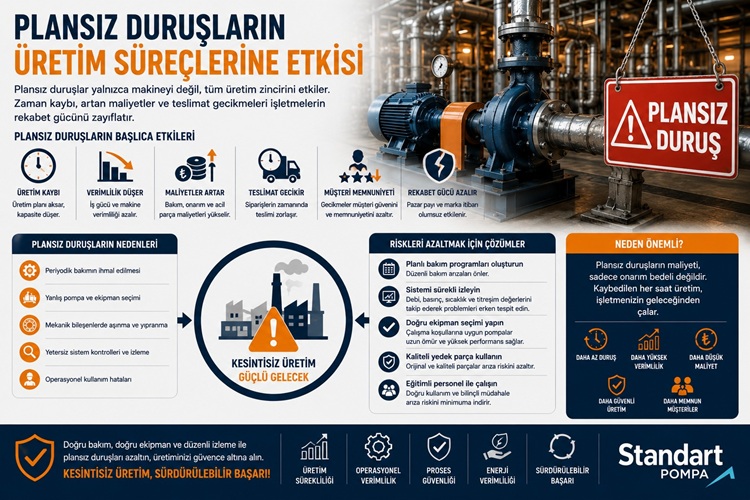 Plansız Duruşların Üretim Süreçlerine Etkisi