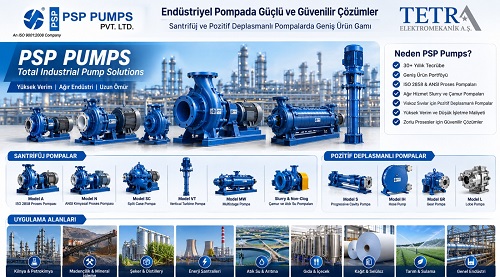 PSP Pumps | Santrifüj, Proses, Slurry ve Pozitif Deplasmanlı Pompalar | Tetra