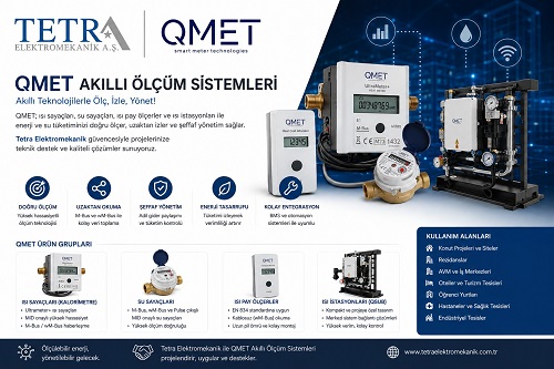 QMET Akıllı Ölçüm Sistemleri | Tetra Elektromekanik Çözümleri
