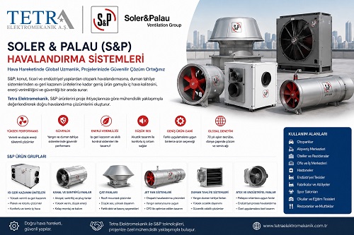 Soler & Palau S&P Havalandırma Sistemleri | Tetra Elektromekanik