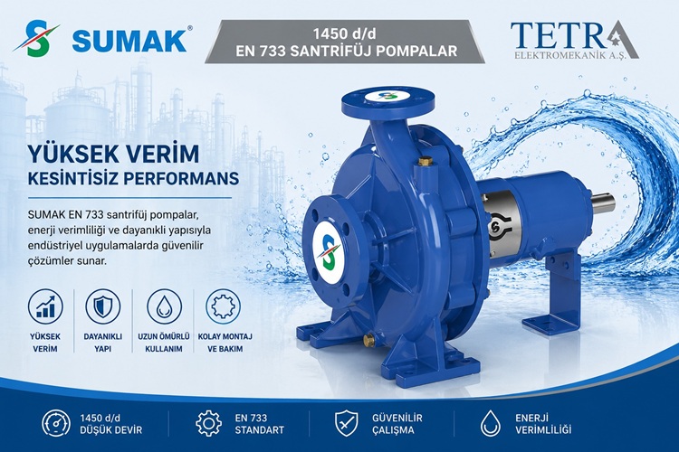 SUMAK SMT315/50 EN 733 1450 d/d Santrifüj Pompa | Tetra