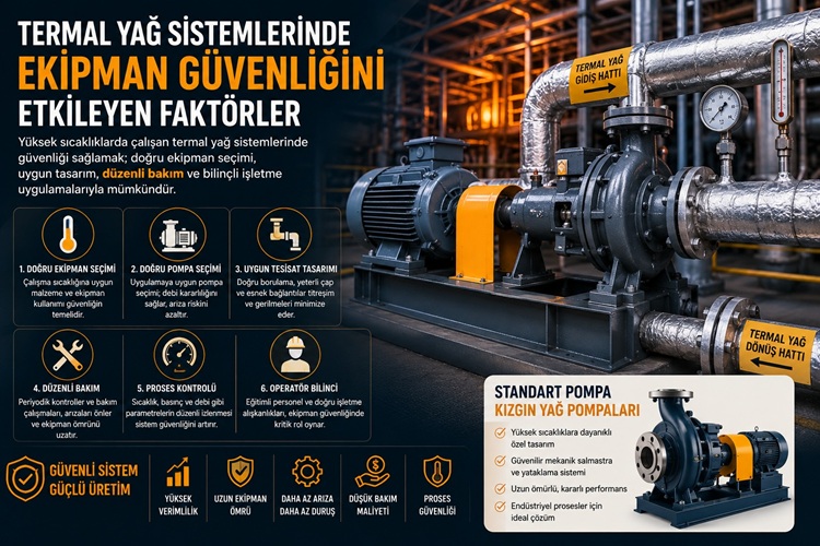 Termal Yağ Sistemlerinde Ekipman Güvenliğini Etkileyen Faktörler