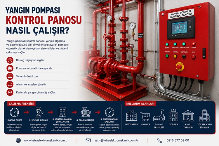 Yangın Pompası Kontrol Panosu Nasıl Çalışır?