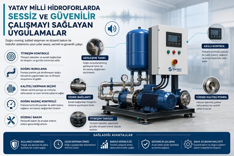 Yatay Milli Hidroforlarda Sessiz ve Güvenilir Çalışmayı Sağlayan Uygulamalar