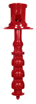 Dik Türbin Tip Yangın Pompası 150-5000 GPM - 40-440 PSI Elektrik ve Dizel Motor Seçenekli