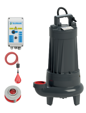 Sumak SDT30/2 Foseptik Dalgıç Pompası | 3 HP Trifaze Atık Su Pompası | Tetra Elektromekanik