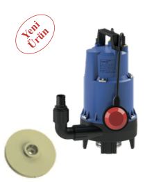 Sumak SDF15 Y Az Kirli Su Dalgıç Pompa | 1.5 HP Flatörlü Yüksek Basma Yüksekliğine Sahip Drenaj Pompası