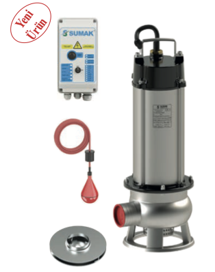 Sumak Pompa SDT INOX Serisi Az Kirli Su Dalgıç Pompalar