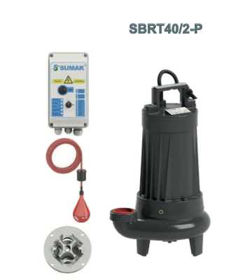 Sumak SBRT40/2-P Parçalayıcı Bıçaklı Foseptik Dalgıç Pompa