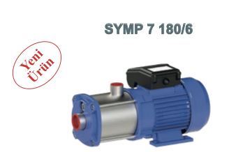 Sumak SYMP 7 180/6 Yatay Milli Kademeli Paslanmaz Santrifüj Pompası