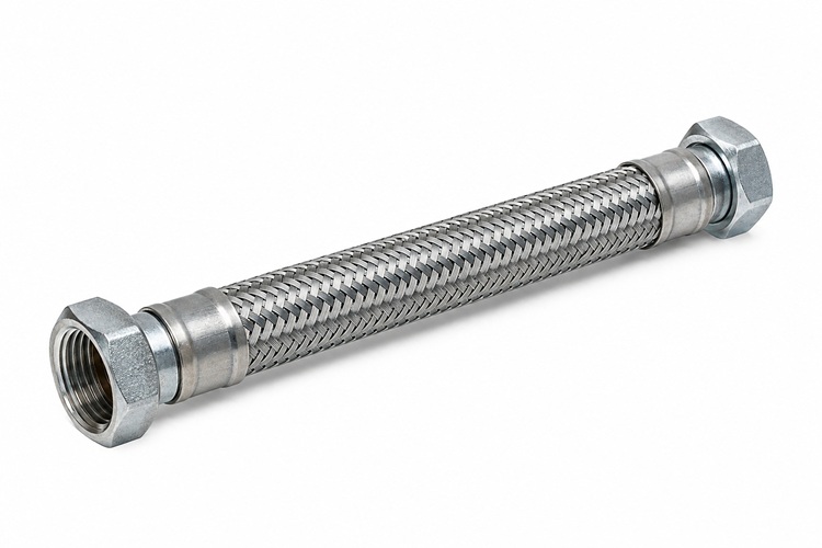 Galvaniz Örgülü Düz Flex Hortumlar