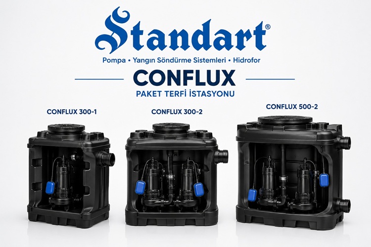 Standart Pompa Conflux Paket Terfi İstasyonu