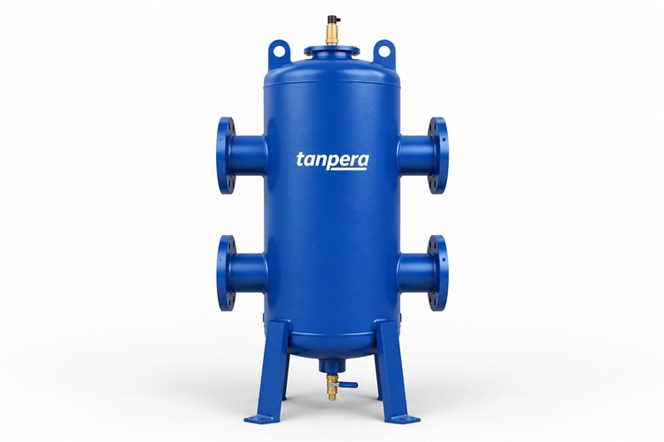 Tanpera Hidrolik Denge Tankı (Low Loss Header) Serisi | Standart, Flanşlı ve Kaynaklı Modeller