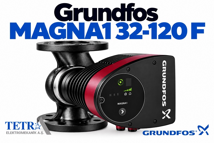 Grundfos MAGNA1 32-120 F Sirkülasyon Pompası | Tetra Elektromekanik
